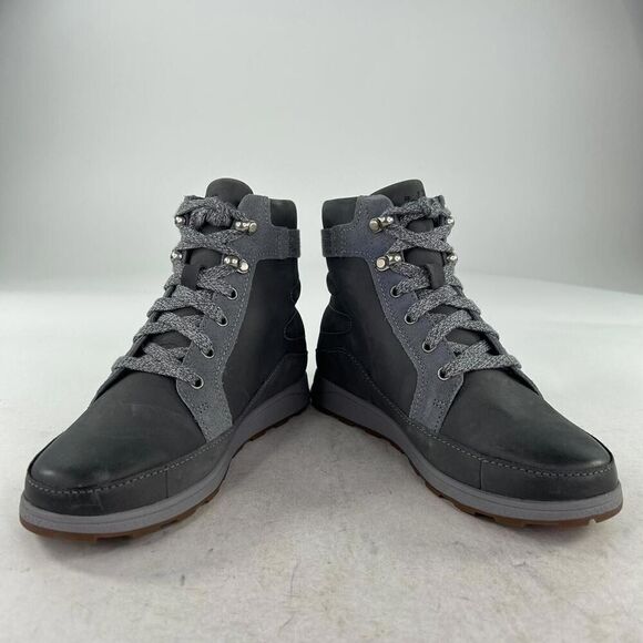 Chaco Castlerock Ladie Hiking Ankle Boot US 6.5 Gray Lace Up Waterproof Booties - Picture 4 of 10